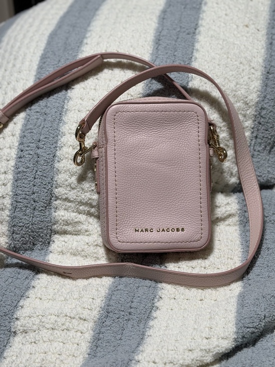 Marc Jacobs Handbags - Marc Jacobs Pink Crossbody Bag with Gold Hardware